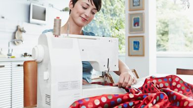 Teaching safety tips while sewing