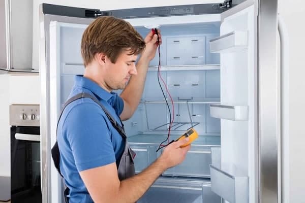 How do we know if the refrigerator is working properly?  What happens if the freezer is on all the time?
