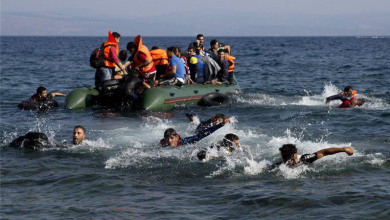 The Turkish Coast Guard saved the lives of 14 refugees in the Aegean Sea